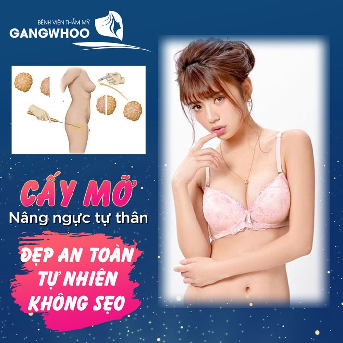 nâng ngực tại bệnh viện Gangwhoo an toàn không để lại sẹo