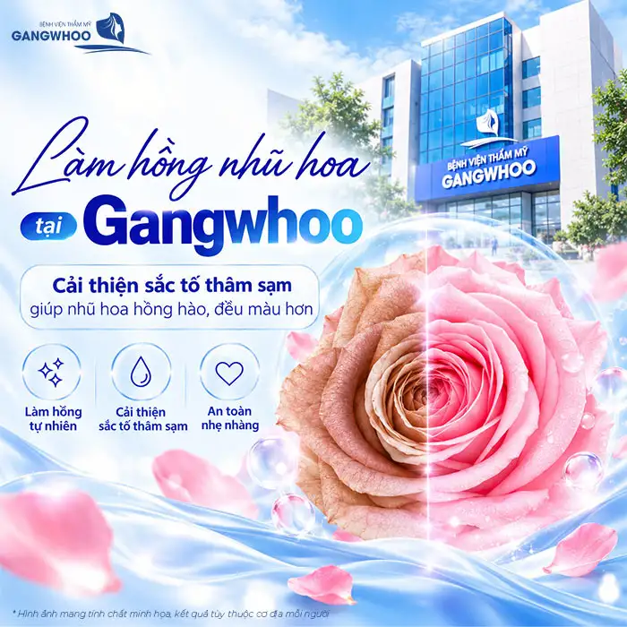Làm hồng nhũ hoa giúp cải thiện sắc tố, tăng vẻ tươi tắn cho “Núi Đôi”