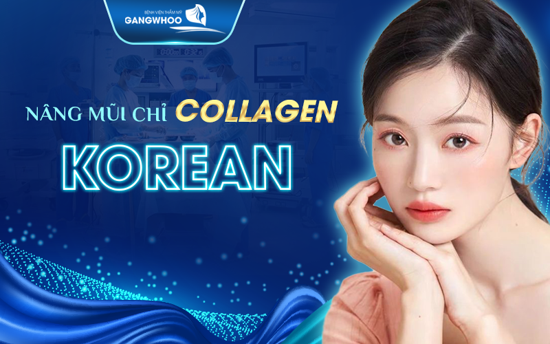 Nâng mũi chỉ Collagen Hàn Quốc