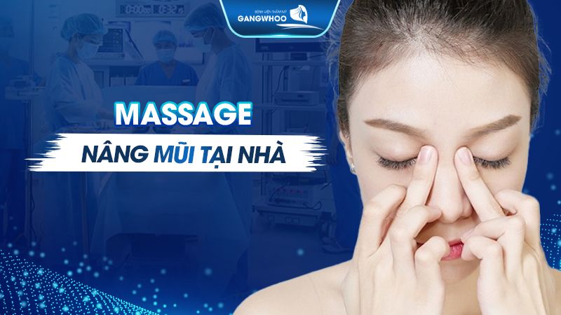 Massage cũng có thể nâng mũi