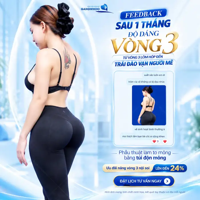 Nâng Mông “Thủ Thuật” Tôn Vòng 3 Căng Tròn Quyến Rũ