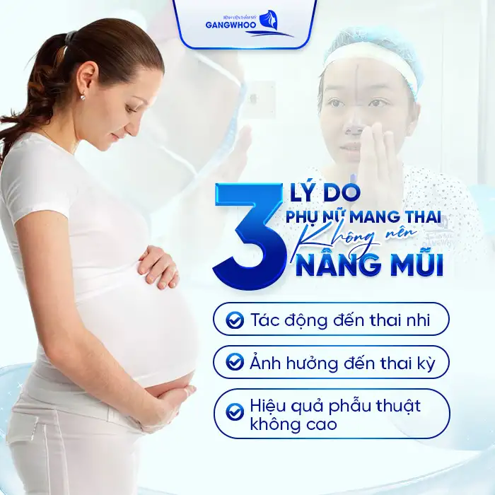 Có Bầu Đi Nâng Mũi Được Không? Bao Lâu Mới Được Nâng Mũi