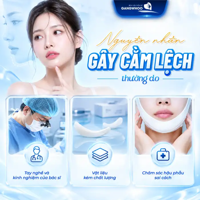 Độn Cằm Bị Lệch Phải Làm Sao? Nguyên Nhân Và Cách Khắc Phục
