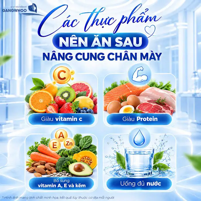 Nâng Cung Chân Mày Kiêng Ăn Gì Để Nhanh Lành, Không Để Lại Sẹo?
